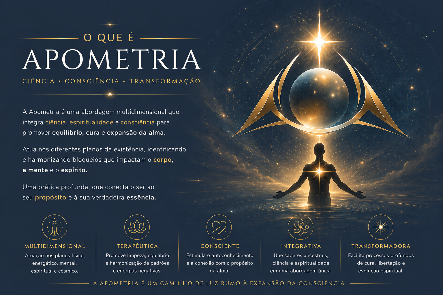 Imagem explicativa sobre o que é Apometria